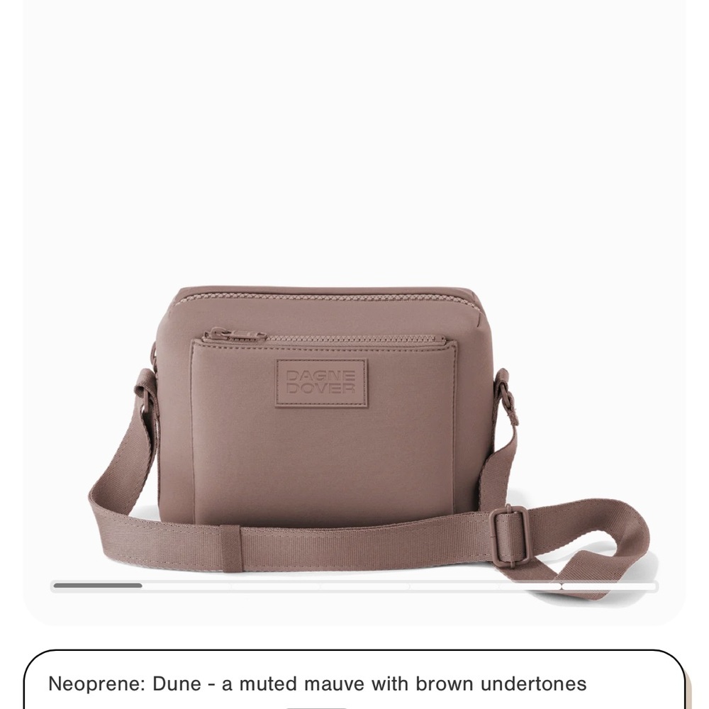 Dagne Dover Brown Crossbody Bag with Adjustable Strap